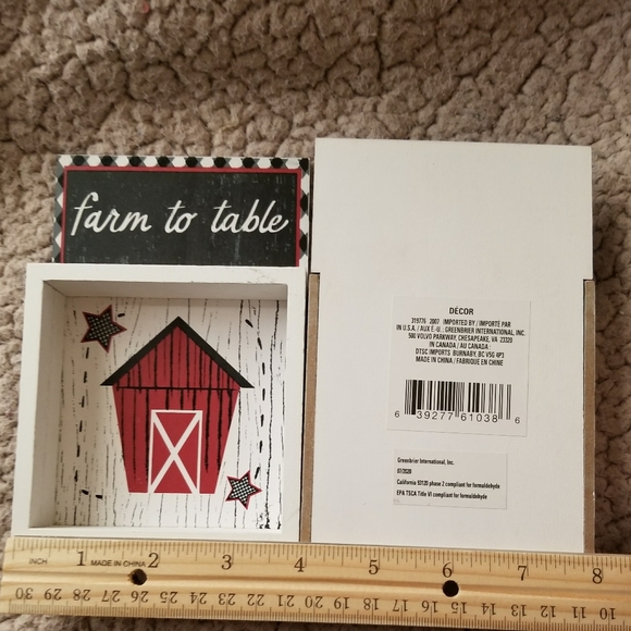 Set of 2 Farm to table small frames.